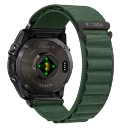 Tech-Protect Nylon Pro for Garmin Fenix 5x / 5x Plus / 6x / 6x Pro / 7x / 8 / 8 Pro / 9 / 9 Pro 47 mm Military Green