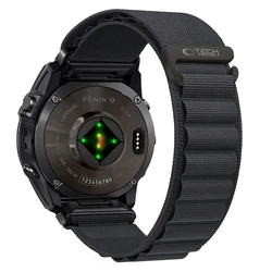 Tech-Protect Nylon Pro for Garmin Fenix 5x / 5x Plus / 6x / 6x Pro / 7x / 8 / 8 Pro / 9 / 9 Pro 51 mm Black