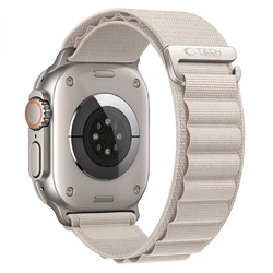 Tech-Protect Nylon Pro Apple Watch 8 / 9 / 10 / 11 / 12 / SE / Ultra 44/45/46/49 mm Starlight