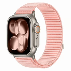 Tech-Protect Nylonloop Apple Watch 8 / 9 / 10 / 11 / 12 / SE 40/41/42 mm Blush Pink