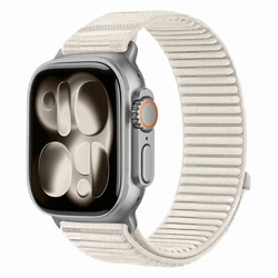 Tech-Protect Nylonloop Apple Watch 8 / 9 / 10 / 11 / 12 / SE / Ultra 44/45/46/49 mm Starlight
