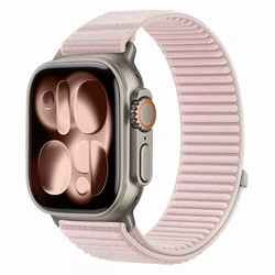 Tech-Protect Nylonloop Apple Watch 8 / 9 / 10 / 11 / 12 / SE / Ultra 44/45/46/49 mm Powder Pink