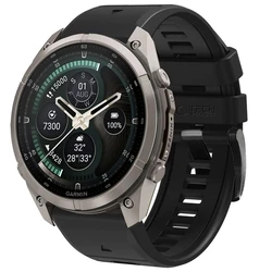Tech-Protect Silicone Garmin Fenix 5 / 6 / 6 Pro / 7 / 8 / 8 Pro / E / 9 / 9 Pro 51 mm Obsidian Black
