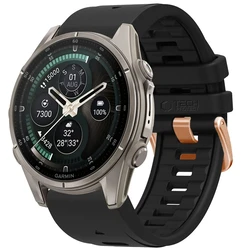 Tech-Protect Silicone Garmin Fenix 5s / 5s Plus / 6s / 6s Pro / 7s / 8 / 9 / 9 Pro 43 mm Black