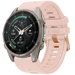 Tech-Protect Silicone Garmin Fenix 5s / 5s Plus / 6s / 6s Pro / 7s / 8 / 9 / 9 Pro 43 mm Powder Pink