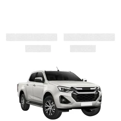 GrizzGlass HeavyDuty Clear Door Sill Protective Film Isuzu D-Max (2020-2026) [4in1]