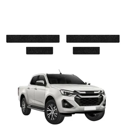 GrizzGlass HeavyDuty Black Door Sill Protective Film Isuzu D-Max (2020-2026) [4in1]