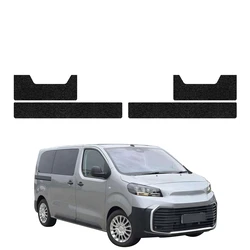 GrizzGlass HeavyDuty Black Door Sill Protective Film Toyota Proace Verso Long (2016-2026) [4in1]