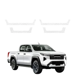 GrizzGlass HeavyDuty White Door Sill Protective Film Toyota Hilux (2026) [4in1]