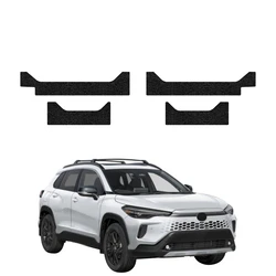 GrizzGlass HeavyDuty Black Door Sill Protective Film Toyota Corolla Cross (2026) [4in1]