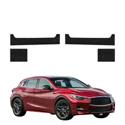 GrizzGlass HeavyDuty Black Door Sill Protective Film Infiniti QX30 (2016-2020) [4in1]