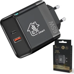 Φορτιστής Πρίζας Extralink Smart Life Fast 65w Gan Usb-C, Usb-A