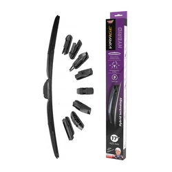 Υαλοκαθαριστήρας Moje Auto Hybrid 92-H17, 17" (425mm), 9 αντάπτορες