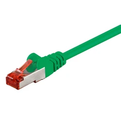 GOOBAY καλώδιο δικτύου CAT 6 S/FTP copper 250MHz 0.25m πράσινο