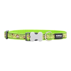 Κολλάρο Σκύλου Red Dingo STYLE MONKEY LIME GREEN 31-47 cm