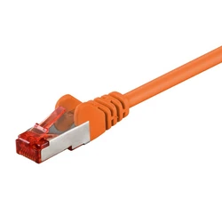 GOOBAY καλώδιο δικτύου CAT 6 S FTP copper 250MHz 0 25m πορτοκαλί