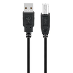 Καλώδιο Usb 2.0 Goobay Σε Usb Type B 93596 1.8m Μαύρο