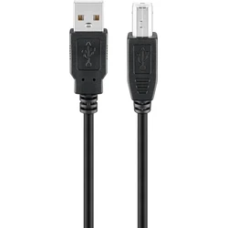 Καλώδιο USB Goobay 2.0 σε USB Type B 93597, 3m, μαύρο