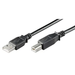 Καλώδιο USB Goobay 2.0 σε USB Type B 93598, 5m, μαύρο