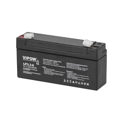 Μπαταρία Μολύβδου Vipow GEL 6V 3.3Ah 134x34x60mm