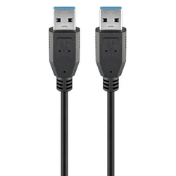 Καλώδιο USB Goobay 3.0 SuperSpeed 93928, 5 Gbit/s, 1.8m, μαύρο