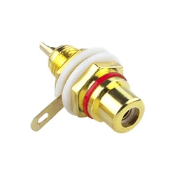 RCA Chassis Connector Gold-Red