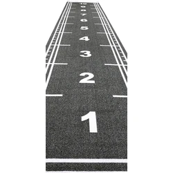 Χλοοτάπητας SPRINT TRACK με Αρίθμηση 10x2m - Μαύρο, BEKA