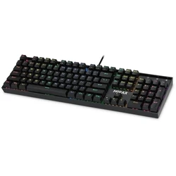 Gaming Πληκτρολόγιο Ενσύρματο Defender Mechanic Mirax Gk-352