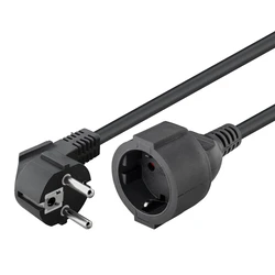 GOOBAY Μπαλαντέζα Προέκταση Ρεύματος 94700 2m Μαύρη