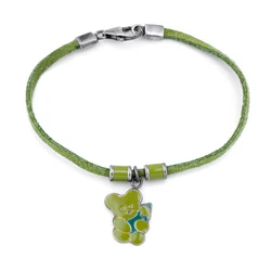 Γυναικείο Βραχιόλι Viceroy 95022P16 (19cm) από Ασήμι Silver, Green