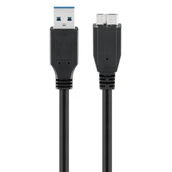 Καλώδιο USB Goobay 3.0 σε USB 3.0 micro Τype B 95026, 1.8m, μαύρο