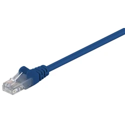 Καλώδιο Δικτύου Goobay 95554 Cat 5e U/Utp Cca 1.5m Μπλε