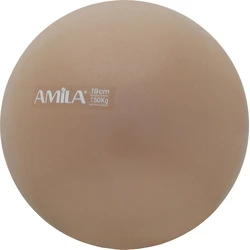 Μπάλα Pilates Amila 19cm, Χρυσή, σε κουτί