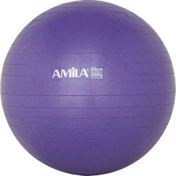 Μπάλα Γυμναστικής Amila Gymball 55cm Μωβ