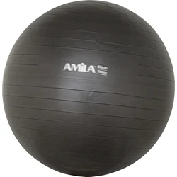 Μπάλα Γυμναστικής Amila GYMBALL 65cm Μαύρη