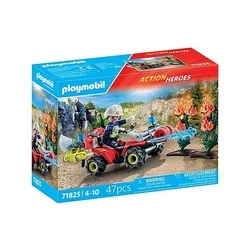 Playmobil Action Heroes 71825 Firefighting Quad