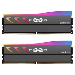 Μνήμη RAM Σταθερού DDR5 32GB Silicon Power XPOWER Storm RGB 2*16GB CL36 grey