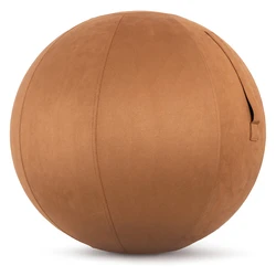 Κάλυμμα για Μπάλα Γυμναστικής Amila GYMBALL 75cm Sueded Καφέ
