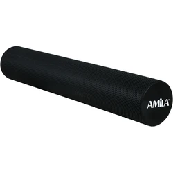 Κύλινδρος μασάζ Foam Roller Φ15x90cm Μαύρο