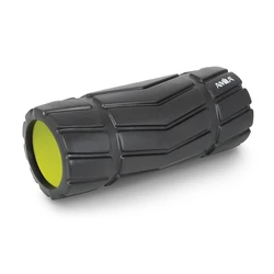 Amila Foam Roller Arrow Φ14x33cm Μαύρο/Λάιμ