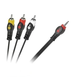 Καλώδιο RCA Jack 3.5mm to 3xRCA 3m