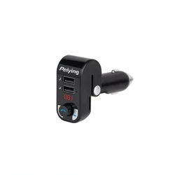 FM Transmitter Peiying Bluetooth 4.2 2xUSB microSD