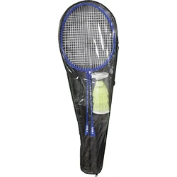 Σετ Ρακετών Badminton Amila 605 με Πολύχρωμα Φτερά