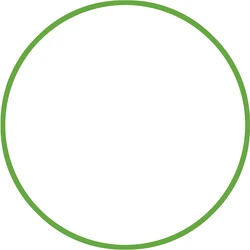 Χούλα-Χουπ AMILA HQ 70 cm Φ19 mm 280 g, Πράσινο