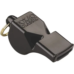 Σφυρίχτρα Fox40 Classic Safety Μαύρη με Κορδόνι