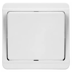 Tesla Stropkov Διακόπτης Αλέ-Ρετούρ A0221, Μονός, 2-Way, Λευκός