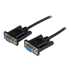 Καλώδιο StarTech DB9 RS232 serial null modem cable - male / female - 9-pin s black - DB-9 to DB-9 - 2m
