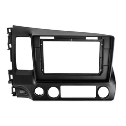 VenCore 3550-0242B - 10.1" Fascia Panel with Wiring & CANbus Box for Honda Civic 2006-2011 - Black