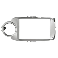 VenCore 3550-0635S - 9" Fascia Panel with Wiring & CANbus Box for Toyota Yaris 2012-2015 – Silver