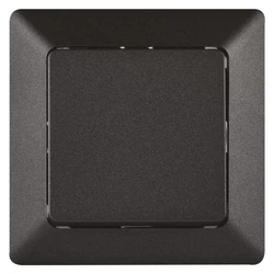 Emos Μπουτόν Κουδουνιού/Κλιμακοστάσιου A6100.9, Μονό, 1/0, 10a, Μαύρο